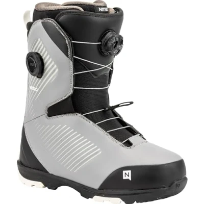 Abbildung von Nitro Herren Club Boa Dual All Mountain Freeride Freestyle Schnellschnürsystem Boot Snowboardboot, Charcoal Black, 27
