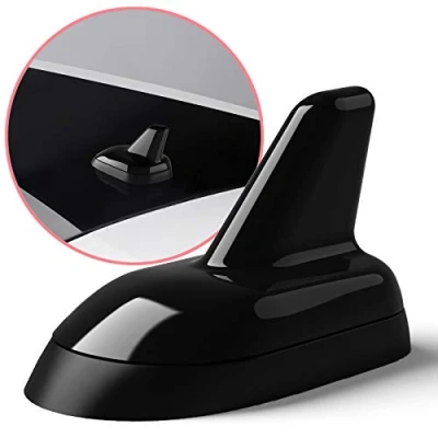 Abbildung von Navitec24 Auto ANTENNE Dachantenne FM + GPS Funktion NAVI Radio Stabantenne Antennenfuss Sockel mit DIN und SMA Stecker Antennenverstärker für Starke Empfangskraft