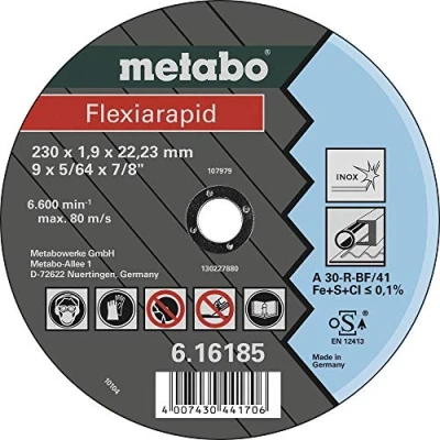 Abbildung von METABO 616185000 Trennscheibe, Winkelschleifer 230 1.9 6600