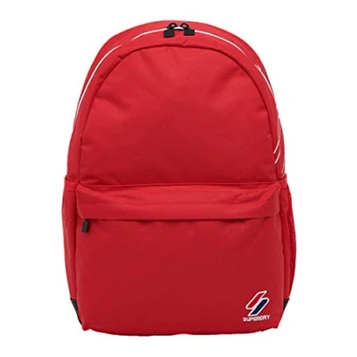 Abbildung von Superdry Mens Sportstyle Montana Rucksack, Risk Red