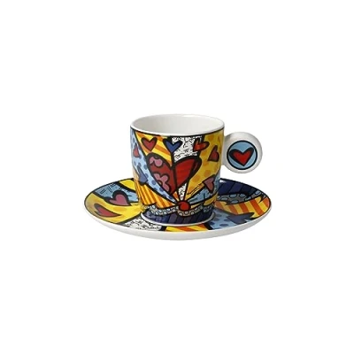 Abbildung von Goebel Espressotasse &quot;Britto&quot;, Pop Art, Romero Britto All We Need is Love