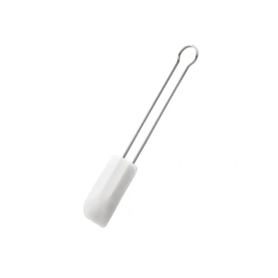 Abbildung von Rosle Teigschaber Edelstahl / Silikon Weiß 20 cm