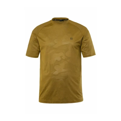 Abbildung von JP1880 Technical Fitness Short Sleeve UP TO Tshirt print, Herren, Größe: Large, Vintage green