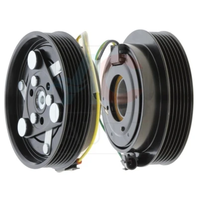 Abbildung von ACAUTO AC 06SD54 Magnetkupplung SANDEN, VOLVO PXC 128, 130mm VOLVO: V70 3, XC60 I, V60 I