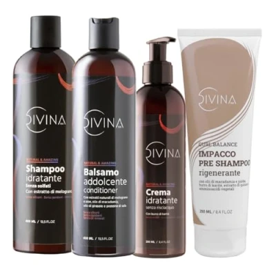 Abbildung von Kit Struktur und Regeneration für gewelltes, lockiges, supergelocktes, Afro Haar Natural&amp;Amazing von DIVINA BLK