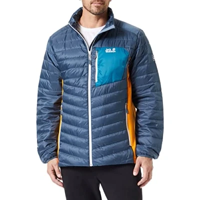 Abbildung von Jack Wolfskin Herren ROUTEBURN Jacket M Shell Jacke, Orionblau, Large