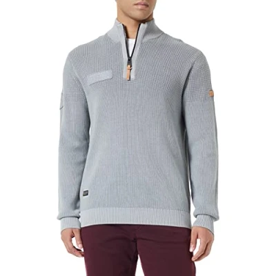 Abbildung von camel active Herren 409585/8K12 Pullover, Stone Gray, M