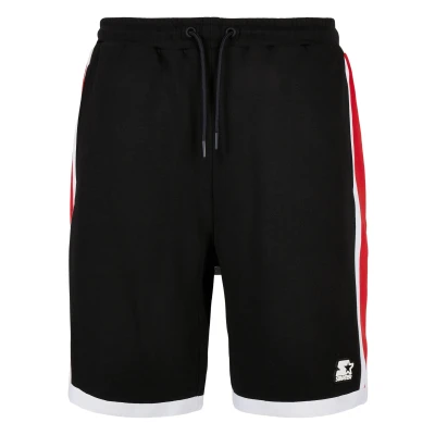 Abbildung von Starter Laser Shorts, Herren, Größe: Medium, Black cityred white