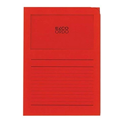 Abbildung von Elco 29489.92 Ordo Organisationsmappe Classico, 220 x 310 mm, 120 g, intensivrot