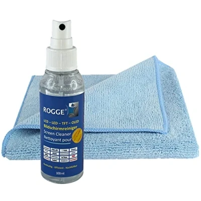 Abbildung von ROGGE Reinigungs Set 100ml Bildschirmreiniger inkl. 1 Microfasertuch 40x40cm, (1 St)