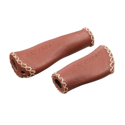 Abbildung von Ergotec Monaco Griffset Leder 135/92mm braun