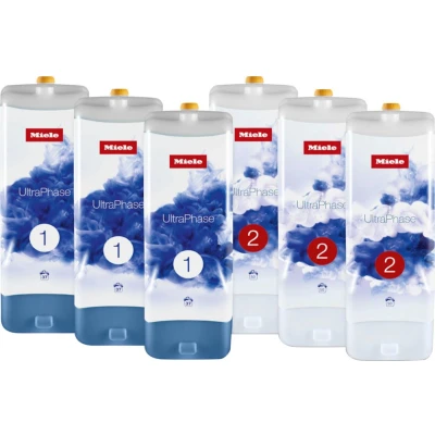 Abbildung von Miele Set UltraPhase 1 und 2 (6 Flakons) Halbjahrespackung