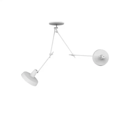 Abbildung von GRUPA Arigato Deckenleuchte 2 flammig 70cm weiß