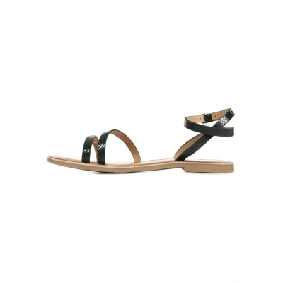 Abbildung von Les Tropeziennes par M Belarbi Hanak Riemensandalette Black snake, Damen, Größe: 37, snake Schuhe