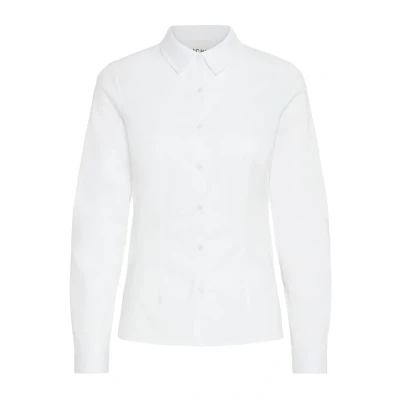 Abbildung von ICHI Ihdima SH Hemdbluse, Damen, Größe: 40, White