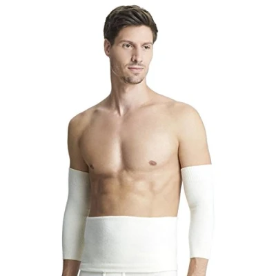Abbildung von Susa Damen Unisex Angora Gelenkwärmer s8060940 Unterhemd, Weiß (wollweiß s115), 44 (Herstellergröße: L)