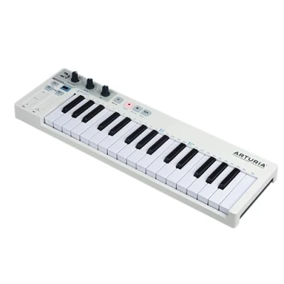 Abbildung von Arturia Keystep Portabler MIDI Controller, Sequenzer und Arpeggiator 32 Slimkey Tasten, Polyphoner Step it 8 Speicherplätzen, mit Modi, CV kompatibel Weiß