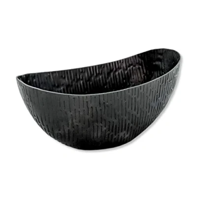 Abbildung von DARO DEKO Metall Schale Schiff 25 x 11,5cm anthrazit Blumenschale Pflanzschale Planztopf