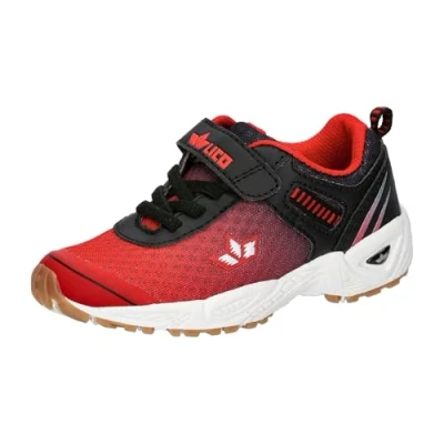 Abbildung von Lico Barney VS Hallenturnschuhe, Rot/Schwarz/Weiss, 34 EU