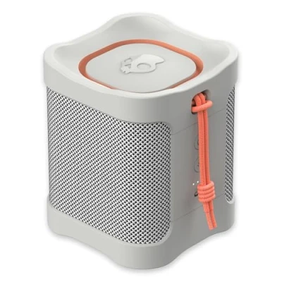Abbildung von Skullcandy Terrain Mini Wireless tragbarer Bluetooth Lautsprecher, Wasserdicht (IPX7), 14 Stunden Akkulaufzeit, True Stereo mit integriertem Trageriemen für Reisen Einsätze, Cremefarbene