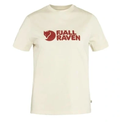 Abbildung von Fjällräven LOGO TEE Bekleidung Tshirt print, Damen, Größe: Small, Chalk white