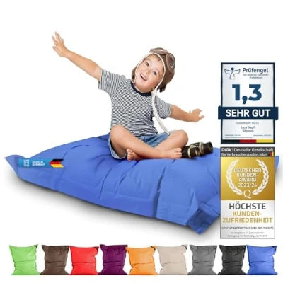 Abbildung von LazyBag Sitzsack Original Indoor &amp; Outdoor Bean Bag (XL 250 Liter, Riesensitzsack), Junior Sitzkissen Sessel