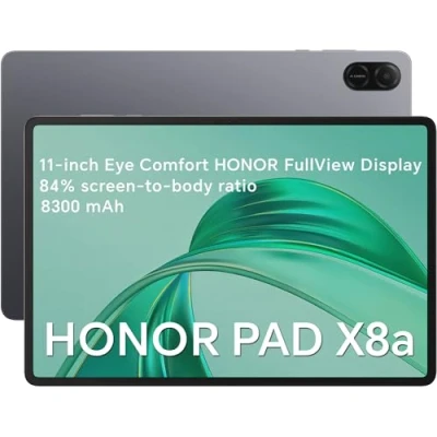 Abbildung von HONOR Pad X8a Wi Fi Version 128GBROM/4G RAM, 8300mAh, Tablet 11 inch Android 14+Bluetooth, mit 4 Lautsprecher, 90Hz Eye Protection Display, Space Gray