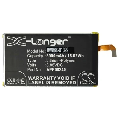 Abbildung von vhbw Akku kompatibel mit CAT/Caterpillar S31 Handy Smartphone Telefon (3900mAh, 3,85V, Li Polymer)