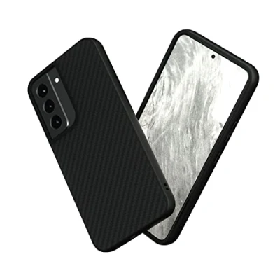 Abbildung von RhinoShield Case kompatibel mit [Samsung Galaxy S22] SolidSuit Stoßdämpfende &amp; schlanke Schutzhülle Premium Finish 3.5 Meter Fallschutz Karbonfaser Textur