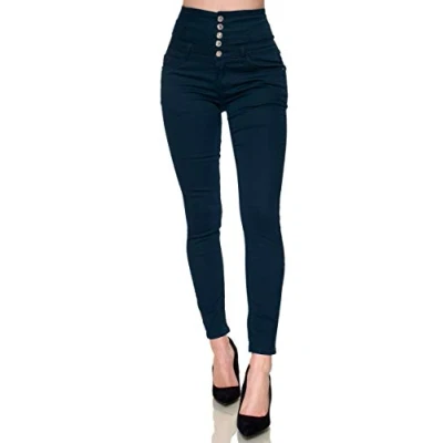 Abbildung von Elara High Waist Jeans Damen stretch Skinny (1 tlg)
