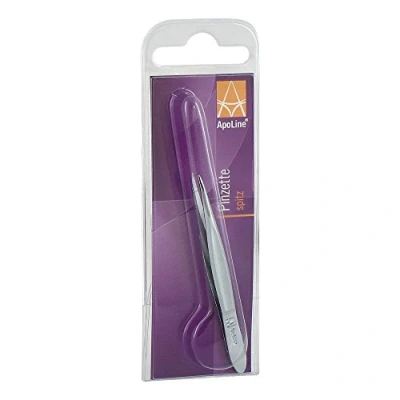 Abbildung von Apoline Pinzette Spitz 8 cm verchromt 1 St