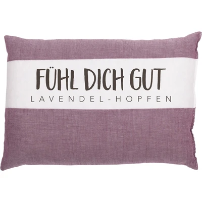Abbildung von herbalind Kräuterkissen &quot;Fühl dich gut Lavendel Hopfenkissen 5021&quot;, (1 tlg.)