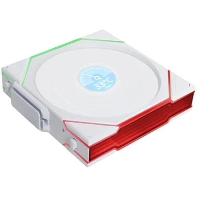 Abbildung von Lian Li UNI FAN TL Wireless LCD PC Lüfter 120mm RGB Reverse Blade Gaming Weiß PWM 26 ARGB LEDs bis 1.900 U/min Stecksystem hoher Airflow Vibrationsarm Leise