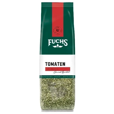 Abbildung von Fuchs Gewürze Tomaten Gewürzsalz im recyclebaren Nachfüllbeutel 90 g