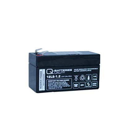Abbildung von Q Batteries 12LS 1.2 12V 1,2Ah Blei Vlies Akku AGM VRLA mit VDs