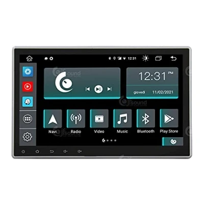 Abbildung von Universal Autoradio 1DIN Android GPS Bluetooth WiFi Dab USB Full HD Touchscreen Display 10.1&quot; Easyconnect 8 Kern Prozessor Sprachbefehle