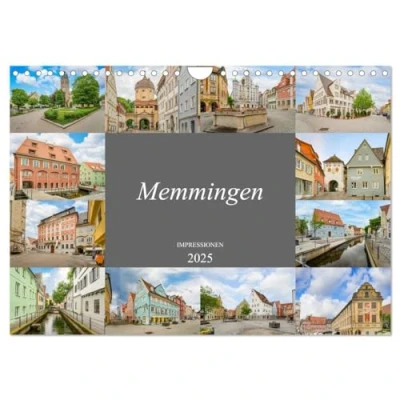 Abbildung von Memmingen Impressionen (Wandkalender 2025 DIN A4 quer), CALVENDO Monatskalender