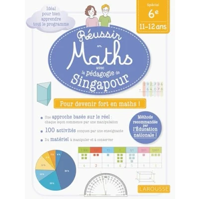 Abbildung von Réussir en maths avec la pédagogie de Singapour 6e