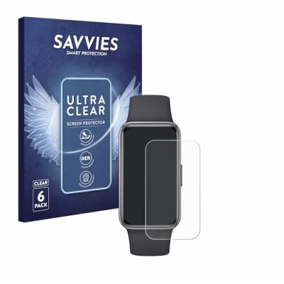 Abbildung von Savvies 6 Stück Schutzfolie für Huawei Band 9 Displayschutz Folie Ultra Transparent
