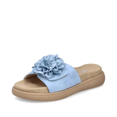 Abbildung von Rieker Pantolette Sommerschuh, Hausschuh, Strandschuh mit bequemem Fußbett