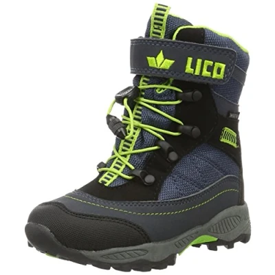 Abbildung von Lico Jungen Sundsvall Vs Schneestiefel, Marine Schwarz Lemon, 35 EU