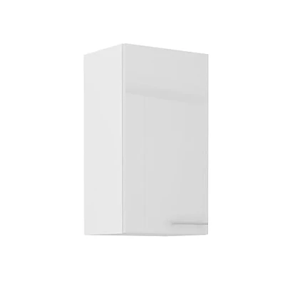Abbildung von Küchen Preisbombe Hängeschrank 40 cm Küche Lara Weiß Hochglanz Küchenzeile Küchenblock Einbauküche