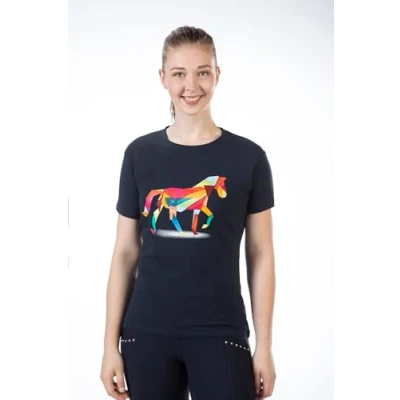 Abbildung von HKM T Shirt Colourful Horse Dunkelblau S