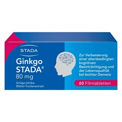 Abbildung von Ginkgo Biloba STADA 80MG FTA bei Gedächtnis und Konzentrationsstörungen 60 St