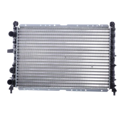Abbildung von NRF 54502 Kühler, Motorkühlung Aluminium 558 378 34 Kühlrippen mechanisch gefügt FIAT: Coupe, Uno Schrägheck