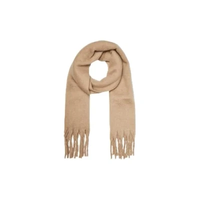 Abbildung von VERO MODA Damen VMLUCA RIB SCARF GA NOOS Schal, Brown Lentil/Detail:Melange, One Size