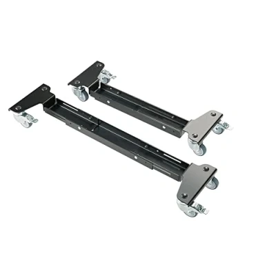 Abbildung von K&amp;M 18806 Rollschlitten für Keyboardständer Schwarz aus Stahl Mobilität Instrument flexibel einsetzbar