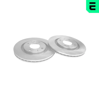 Abbildung von OPTIMAL BS 2400C Bremsscheibe Vorderachse 266 20,5 4/6 innenbelüftet beschichtet PEUGEOT: 206 Schrägheck, Partner I Combispace, 306 Schrägheck