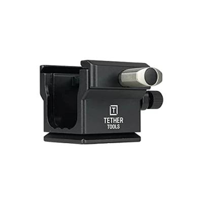 Abbildung von TetherArca Cable Spacer Kabelklemme für L Schiene an Stativ