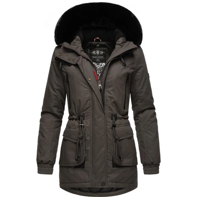 Abbildung von Navahoo Olessaa Wintermantel, Damen, Größe: Large, Dark grey
